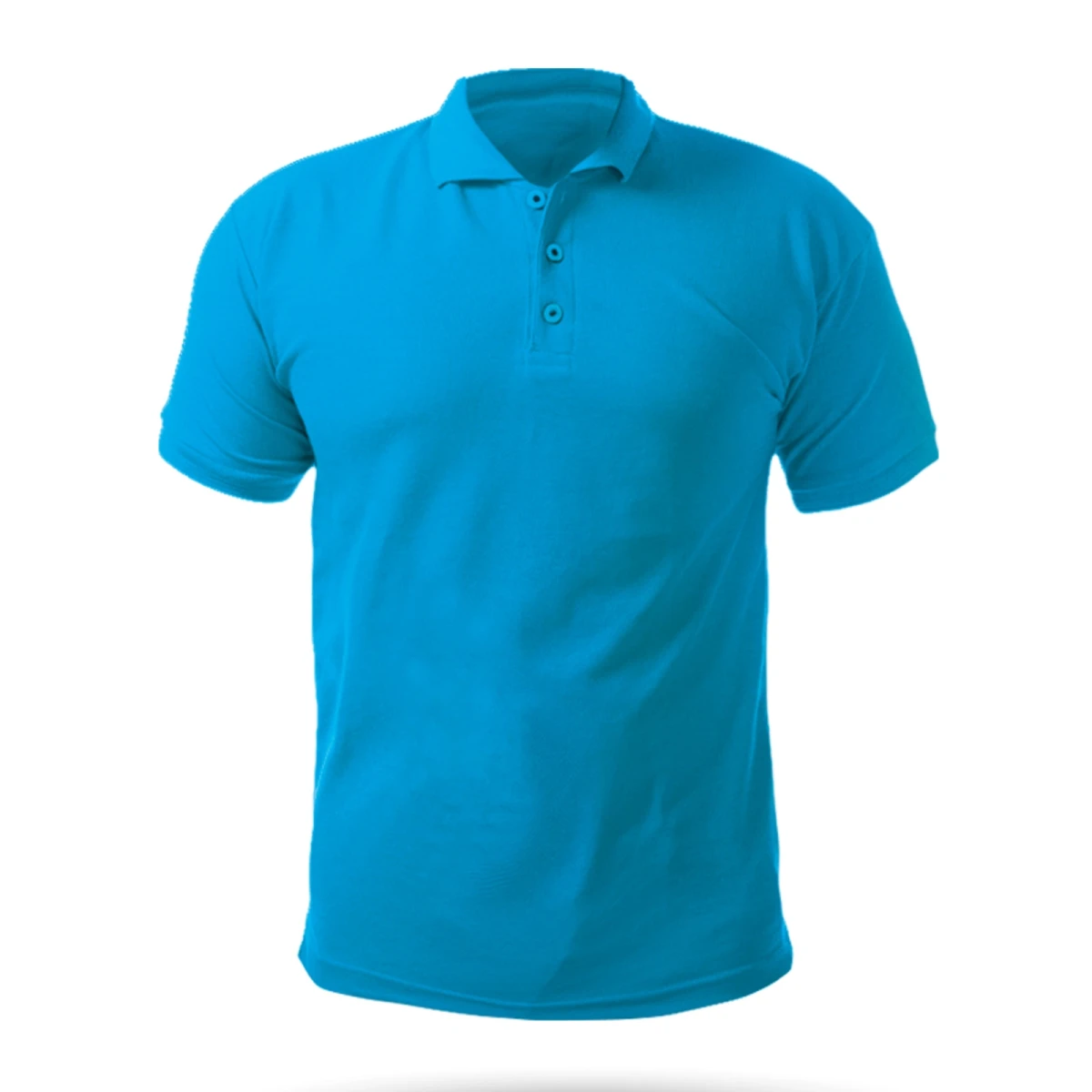 Açelya Turkuaz Xxl Polo Yaka Tişört