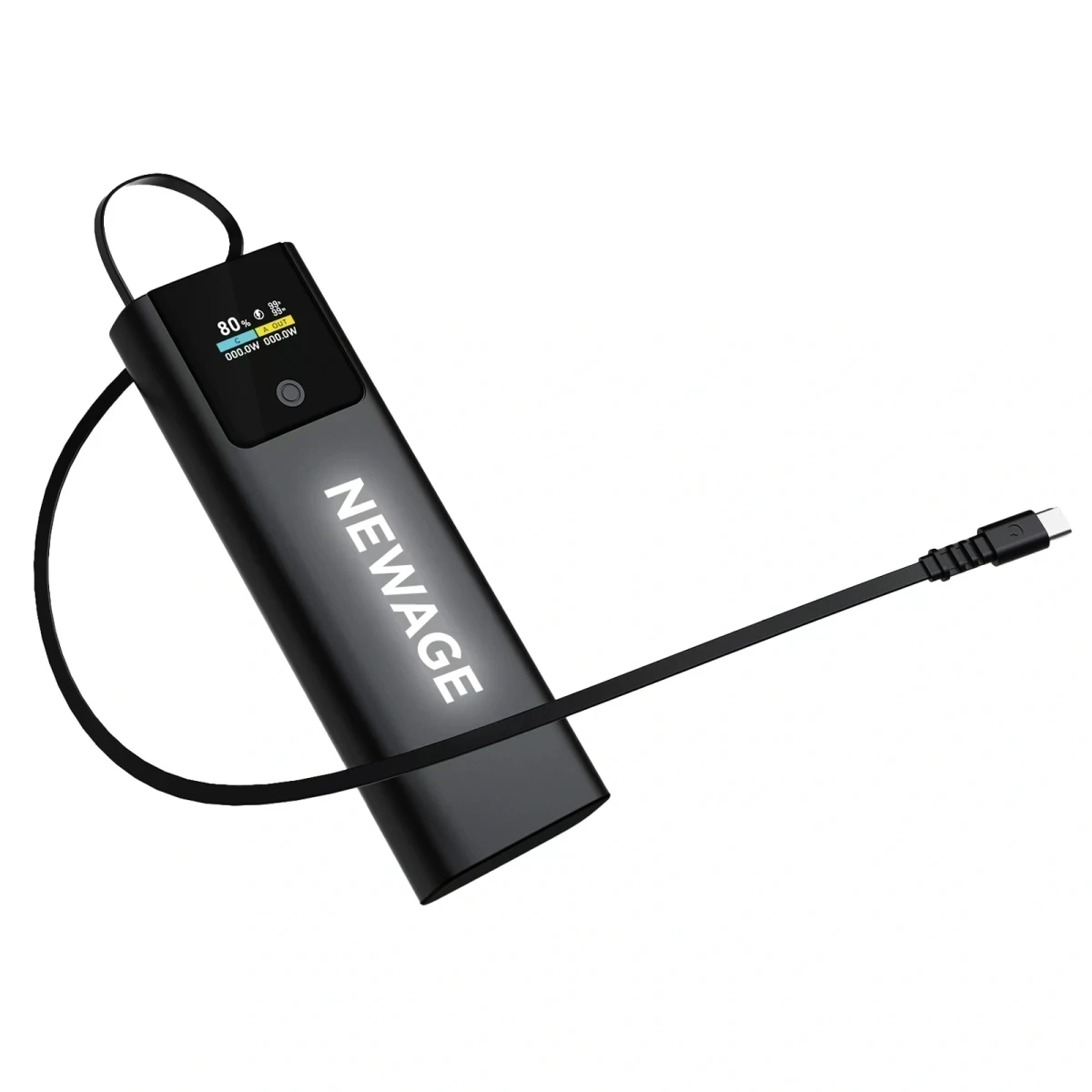 Kurumsal hediye için 20.000 mAh siyah powerbank