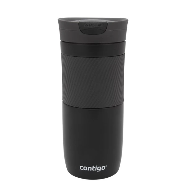 Contigo Byron Vakumlu Termos Matara Tek El Kaldır İç 470ml  2095663 Siyah