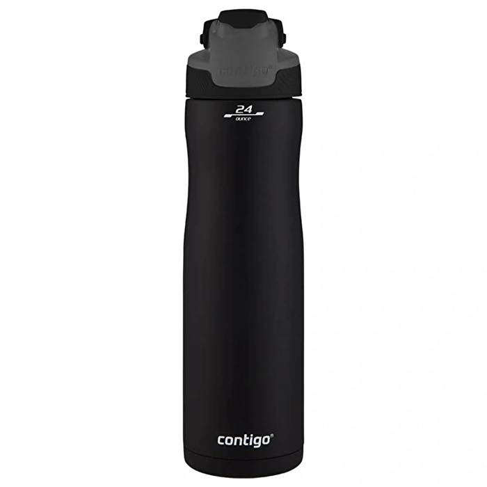 Contigo Chill Matte Black Çelik Vakumlu Su Şişesi 720 ml 2127889 Siyah