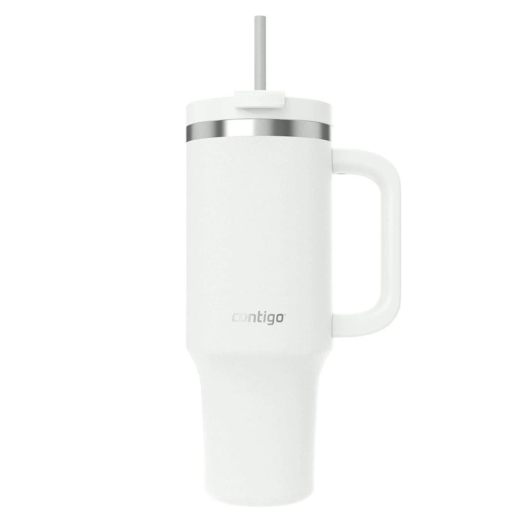 Contigo Streeterville Tumbler Pipetli Vakumlu Bardak 1200 ml 2217786 Beyaz