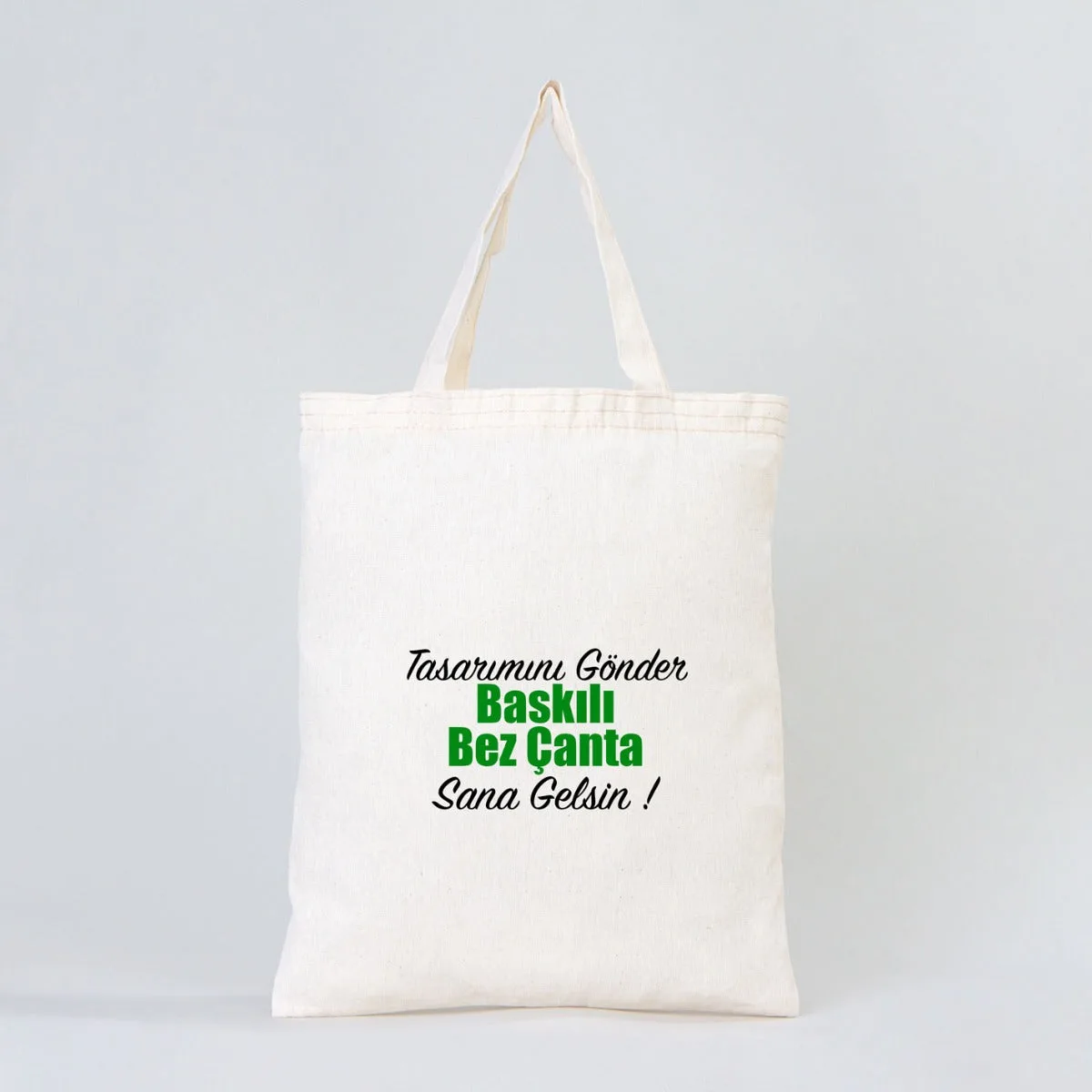 Ham Bez Çanta 30x35 cm - Kısa Kulp (Özelleştirilebilir)