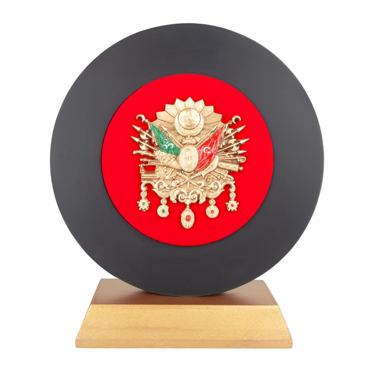 Ihtişam Osmanli Armasi Kabartmali Plaket