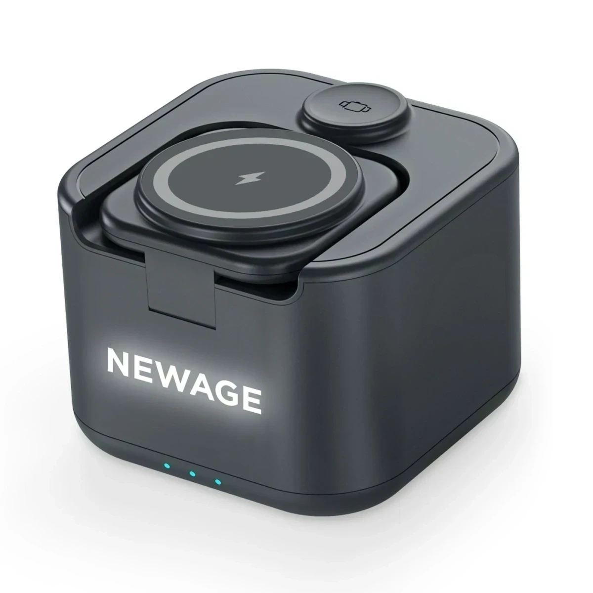 Lotus Siyah Hoparlör Ve Wireless Sarj Standi