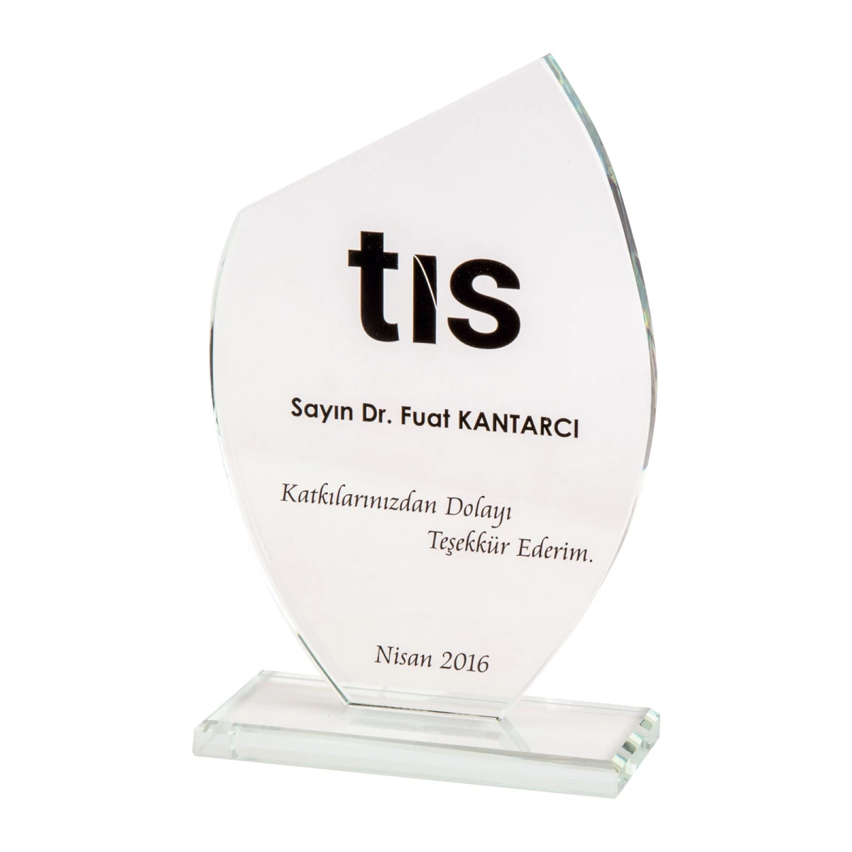 Onat Kristal Plaket