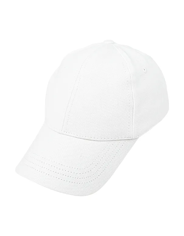 Premium Gabardin Şapka - Beyaz