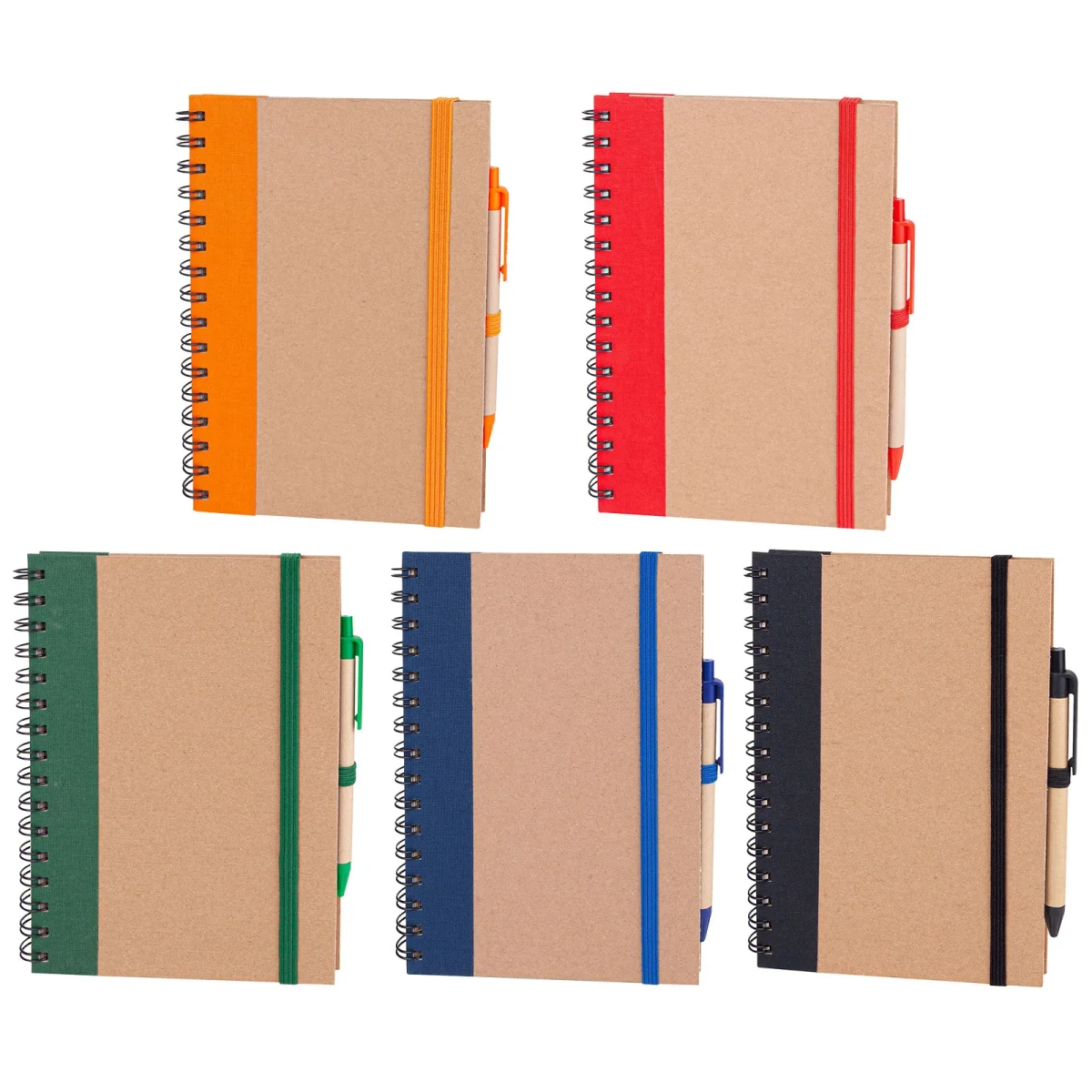 Pursaklar Kirmizi Spiralli Tarihsiz Defter (15X21 Cm)