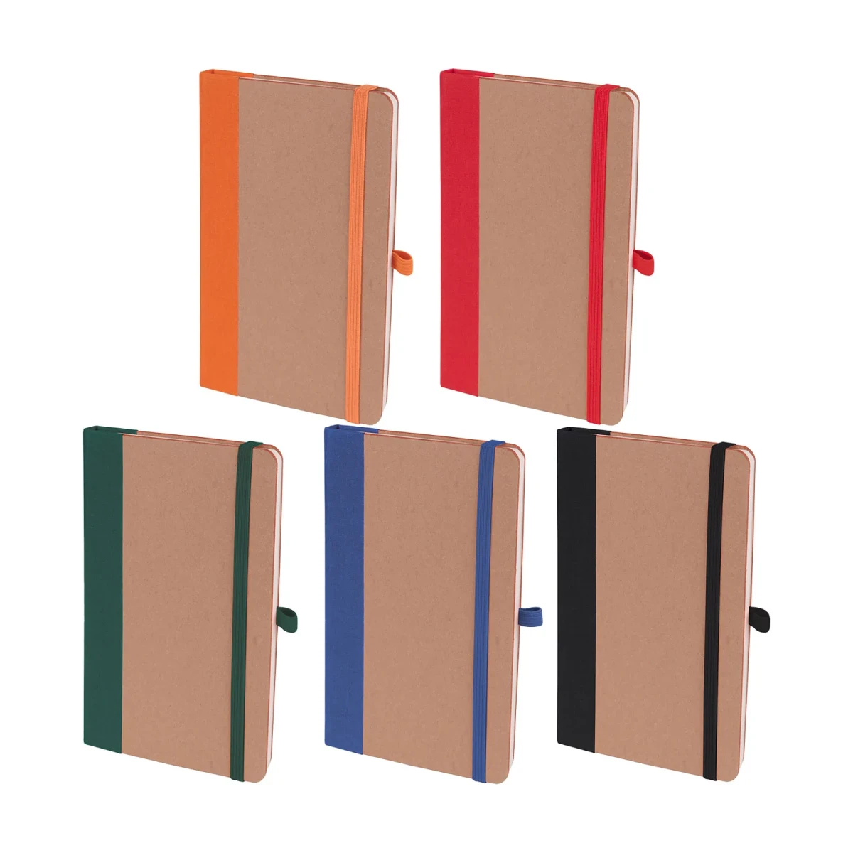 Siteler Turuncu Tarihsiz Defter (13X21 Cm)