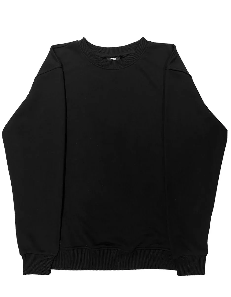 Crew Neck Sweatshirt — 3-Thread Unbrushed