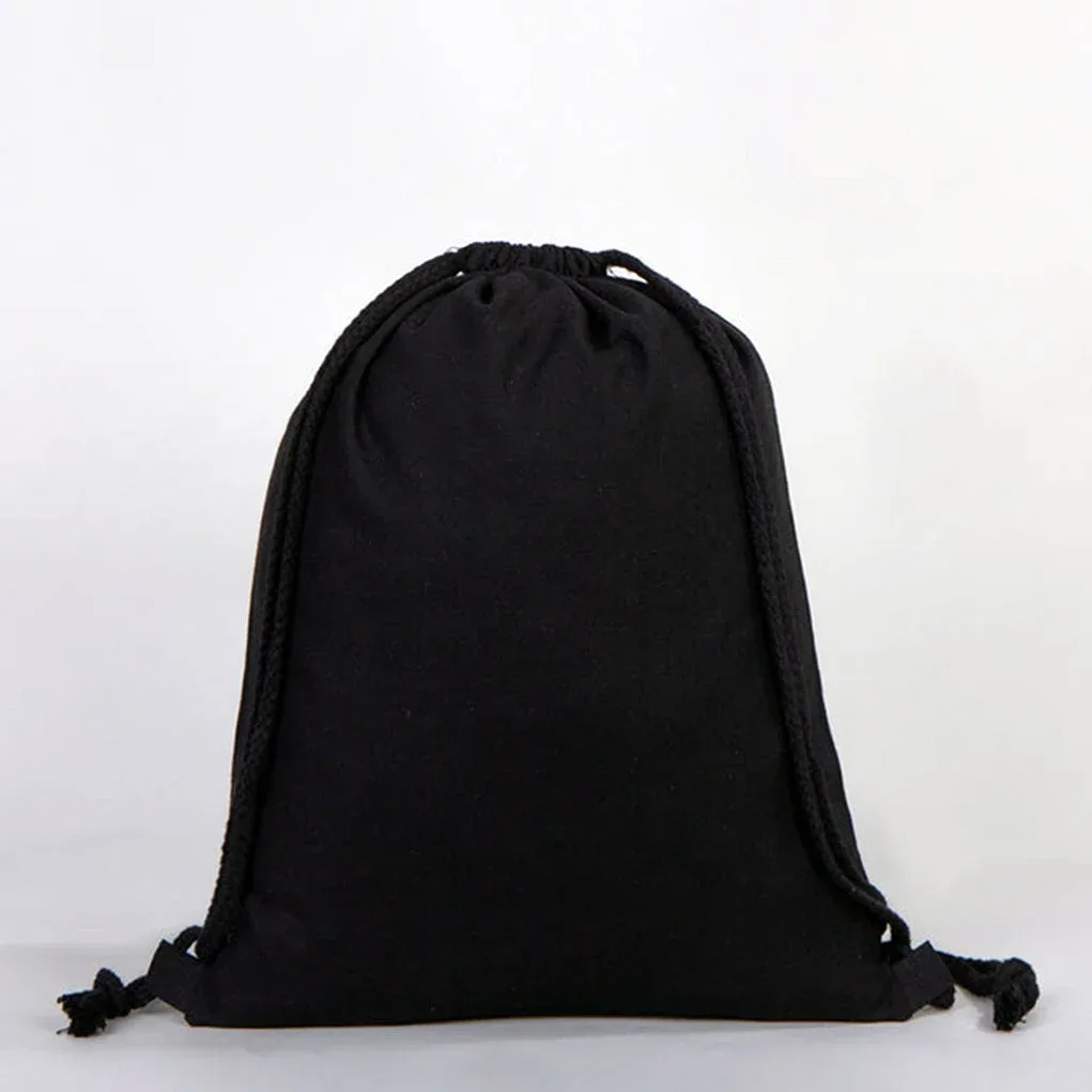 Drawstring Unbleached Cotton Backpack 35×40 cm