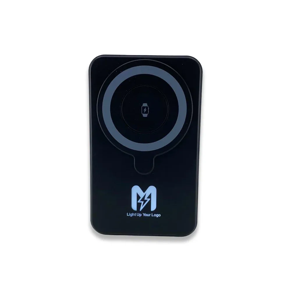 Işıklı Logo 15W MagSafe Powerbank 10000 mAh (Telefon, Saat, Kulaklık))