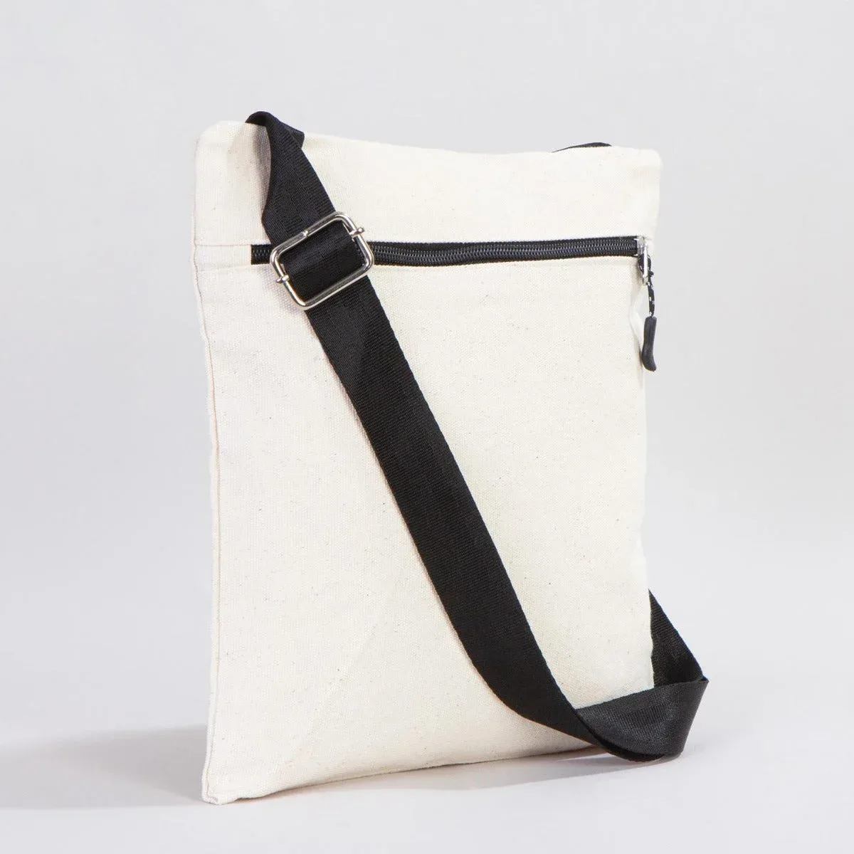 Canvas Zipped Saddle Bag Bag