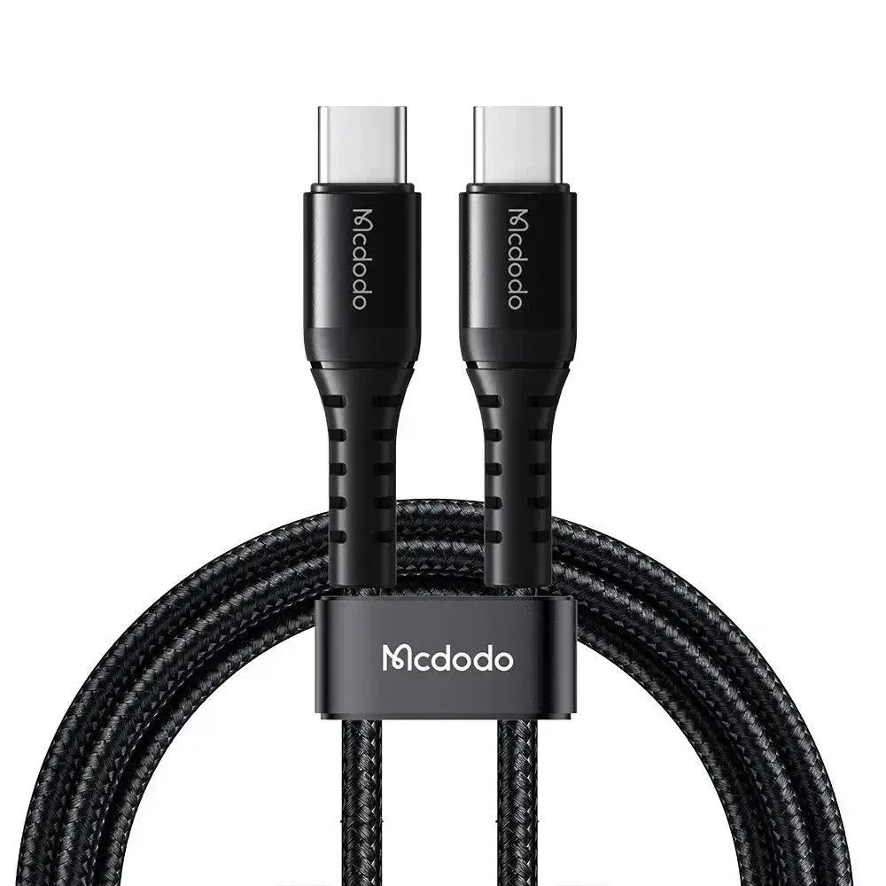 Mcdodo CA-5643 60W Type-C to Type-C Şarj ve Data Kablosu 2M Siyah