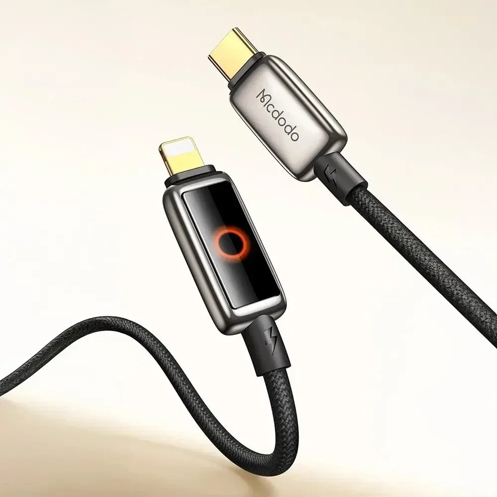Mcdodo CA-6670 1.2m Type-c To Lightning Breathing Light with Indicator 36 W Premium Cable