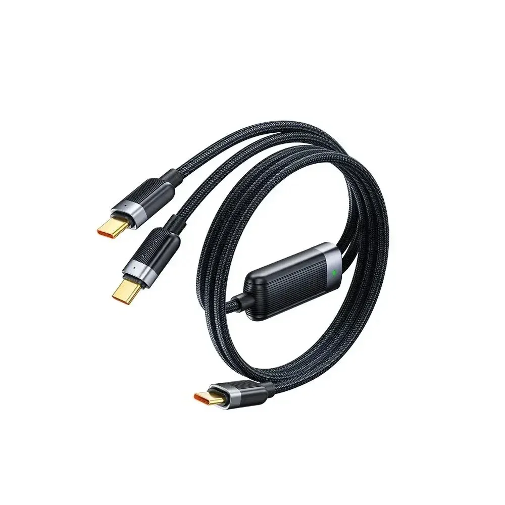 Mcdodo CA-6780 2in1 Arada Type-c to Type-c + Type-c 100w Siyah Kablo 1.5m