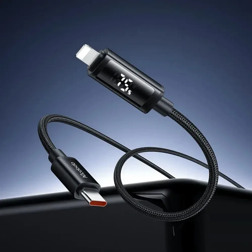 Mcdodo CA-7990 Type-c To Lightning 36w Çift Led Ekranlı Kablo 1.2m