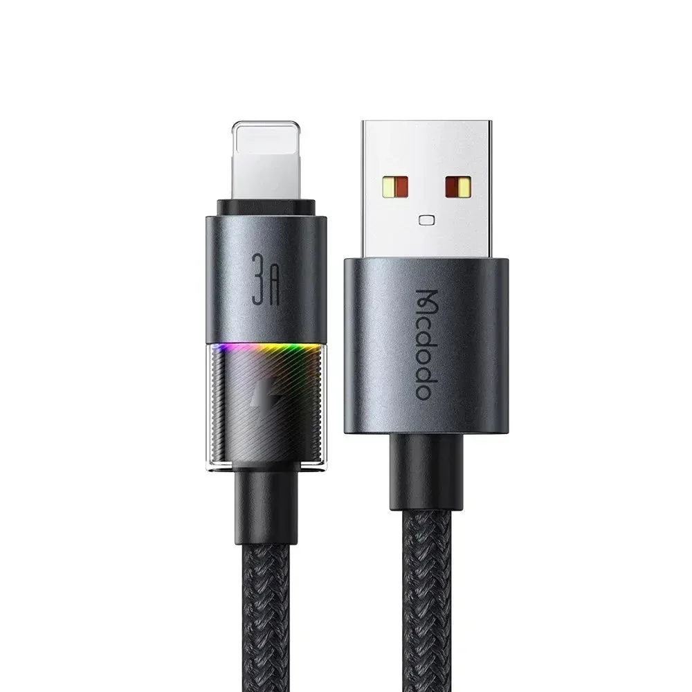 Mcdodo CA-8170 Usb-ATo Lightning 7 Coloured Light-Up 1.2m Cable