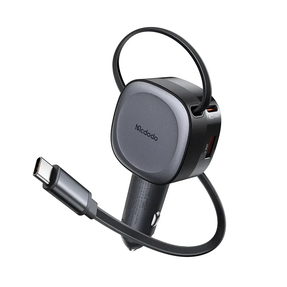 Mcdodo CC-1560 FreeGo Serisi 75W Geri Çekilebilir Kablolu Araç Şarj Cihazı