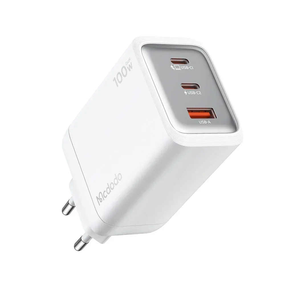Mcdodo CH-0120 GaN Serisi 100w 2c1a Mini GaN Şarj Cihazı Beyaz (eu Plug)