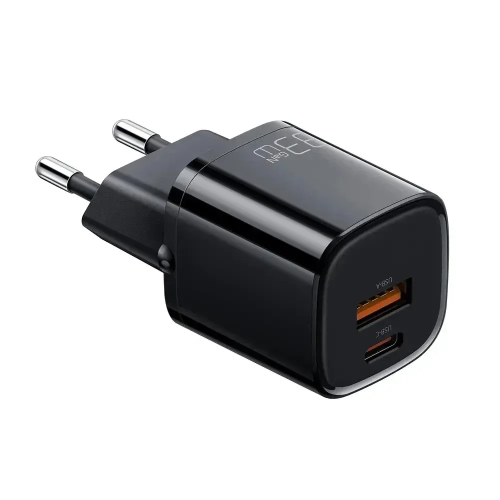 Mcdodo CH-0151 33w GaN PD 1xusb 1xtype-c Girişli Mini Hızlı Şarj Aleti - Siyah