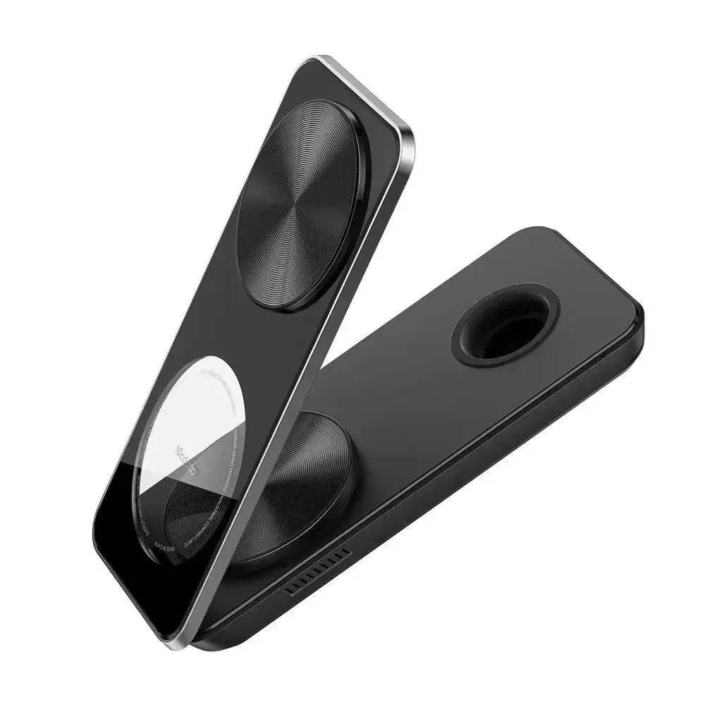 Mcdodo CH-1151 3in1 Foldable Magnetic Wireless Charging Device and Stand - Black