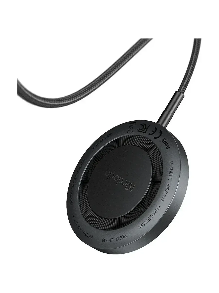 Mcdodo CH-5490 15w iPhone Magnetic Wireless Charging Device - Black