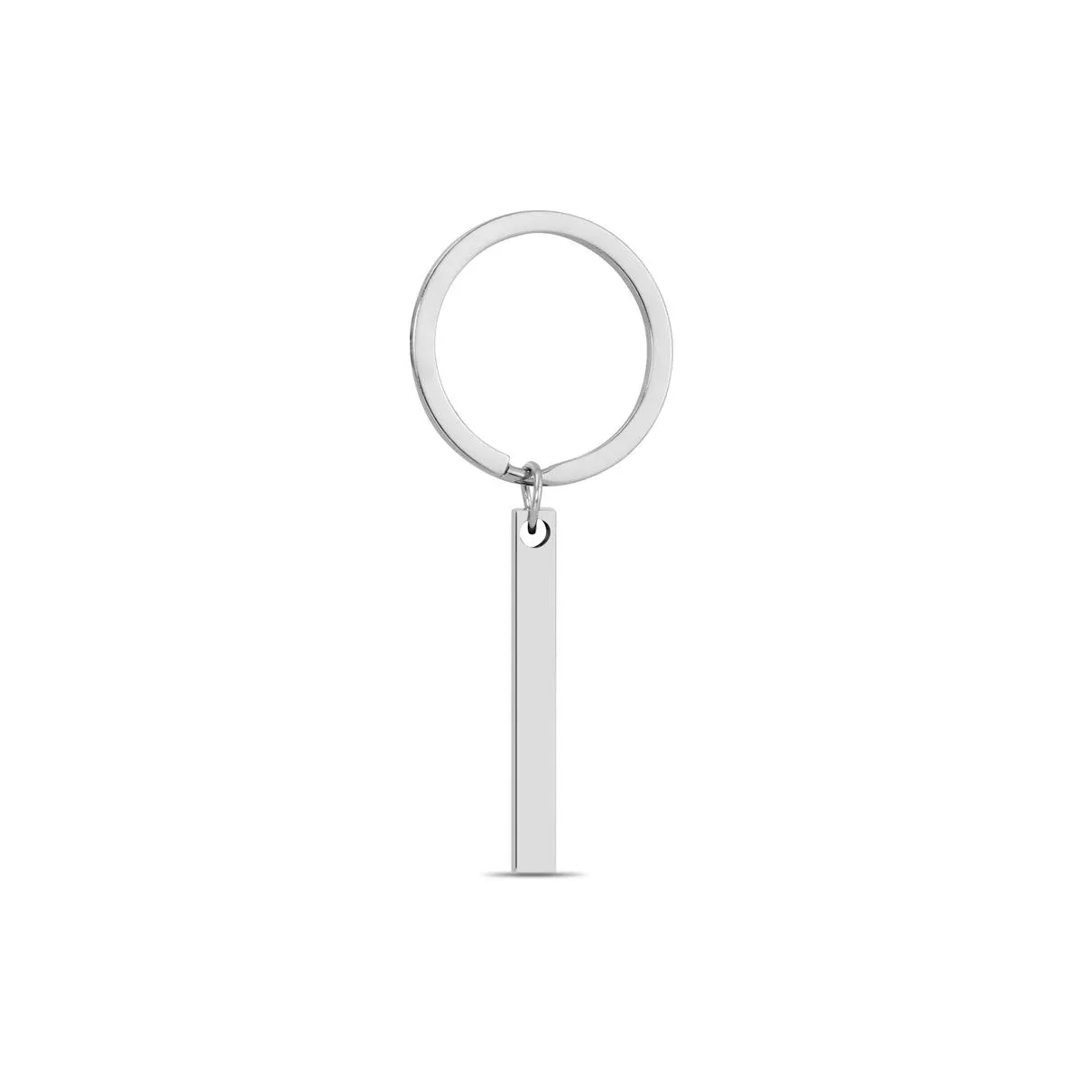 Metal Stick Keyring