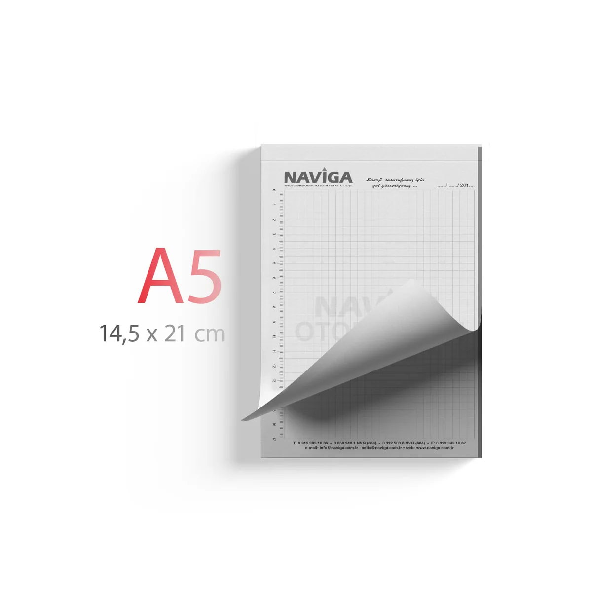 A5 Tutkallı Bloknot