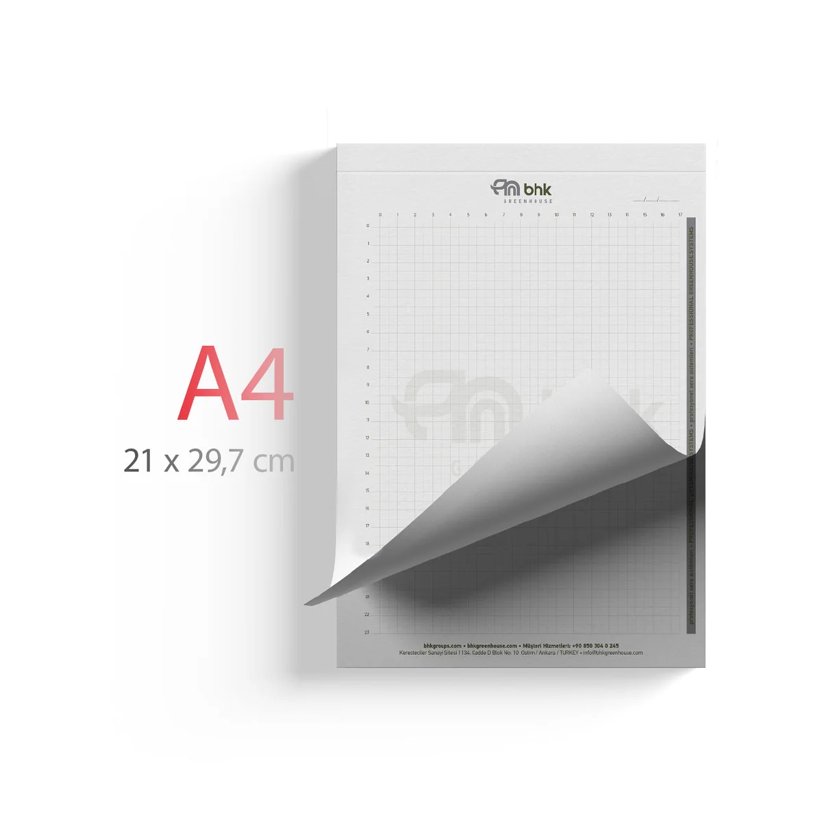 A4 Tutkallı Bloknot
